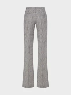 ALESSANDRA RICH Pantaloni<PANTALONE PRINCE DE GALLES Grigio