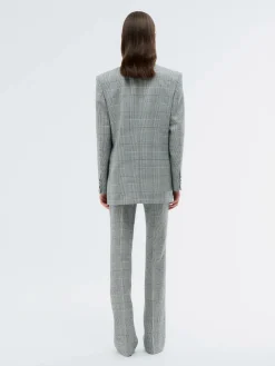 ALESSANDRA RICH Pantaloni<PANTALONE PRINCE DE GALLES Grigio