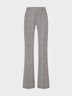 ALESSANDRA RICH Pantaloni<PANTALONE PRINCE DE GALLES Grigio