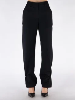 JW ANDERSON Pantaloni<PANTALONE RING DETAIL Nero