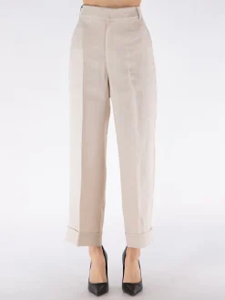 S MAXMARA Pantaloni<PANTALONE SALIX Beige
