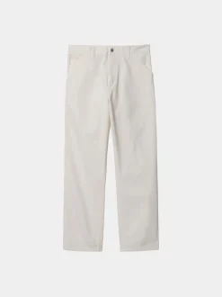 CARHARTT WIP Pantaloni<PANTALONE SINGLE KNEE Bianco