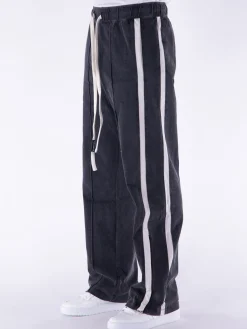 NAHMIAS Pantaloni<PANTALONE SPORTIVO HEAVY COTTON Bianco, Nero