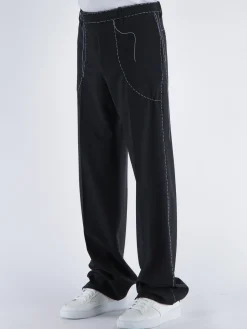OFF-WHITE Pantaloni<PANTALONE STITCH TAILOR PANT Bianco, Nero