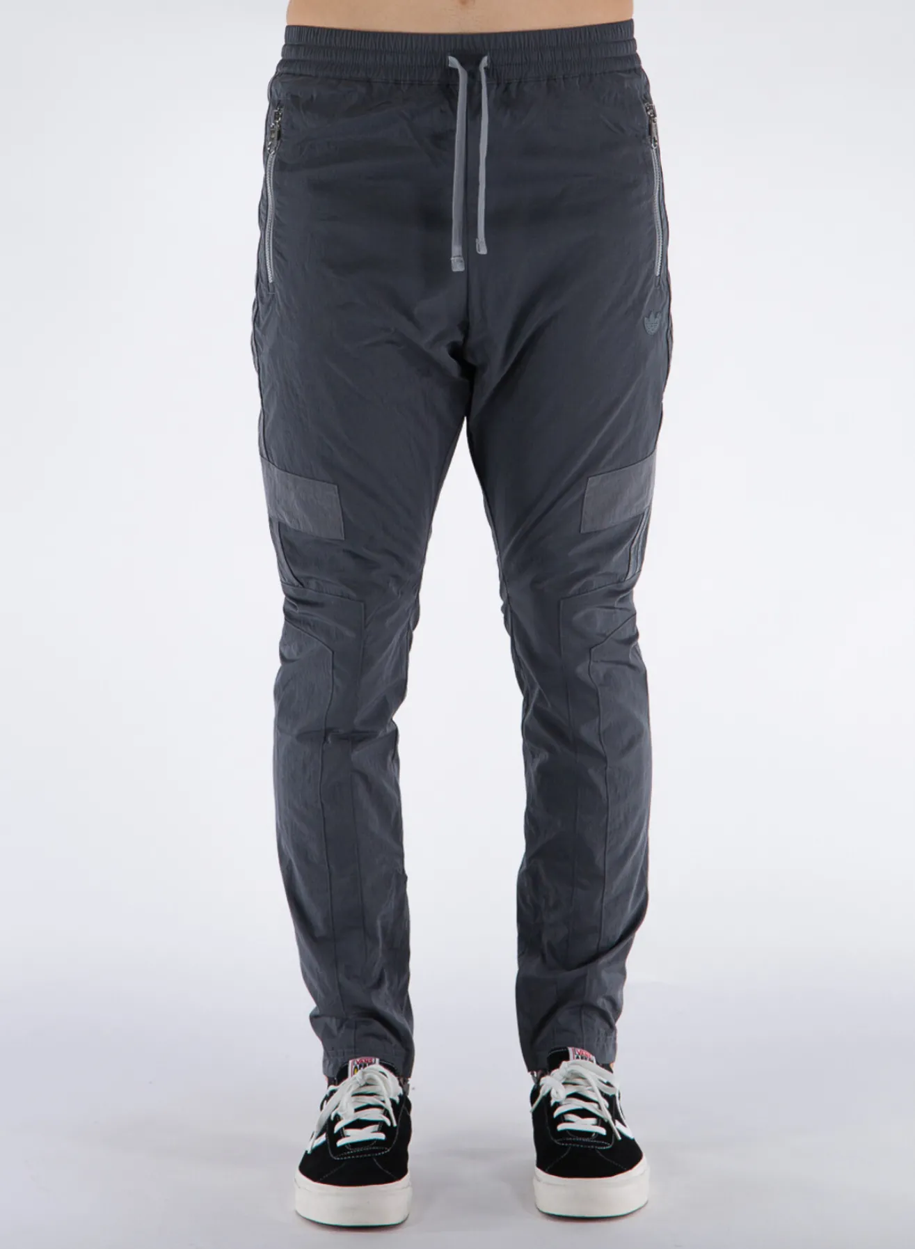 ADIDAS Pantaloni<PANTALONE TRACK PANTS BLUE VERSION SILVER Grigio