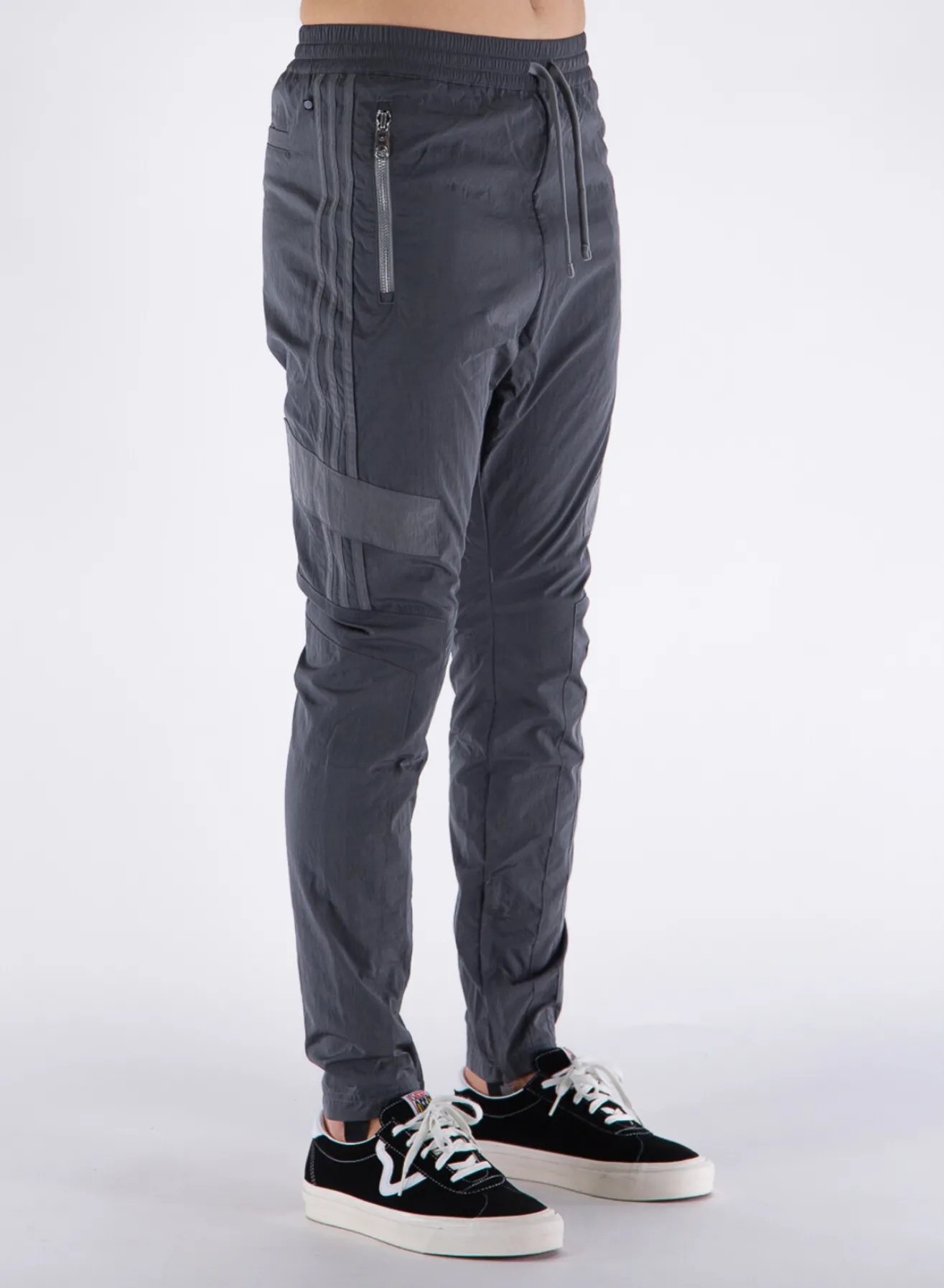 ADIDAS Pantaloni<PANTALONE TRACK PANTS BLUE VERSION SILVER Grigio