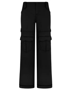TOM FORD Pantaloni<PANTALONE WASHED COTTON GABARDINE Nero