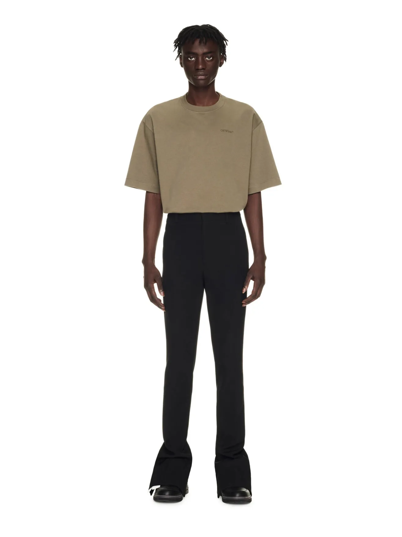 OFF-WHITE Pantaloni<PANTALONE WAVE TAG DRY Nero