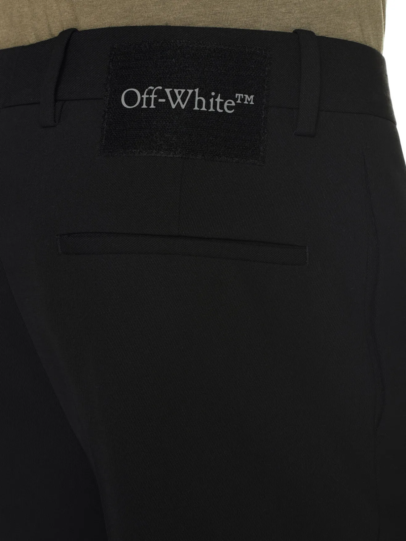 OFF-WHITE Pantaloni<PANTALONE WAVE TAG DRY Nero