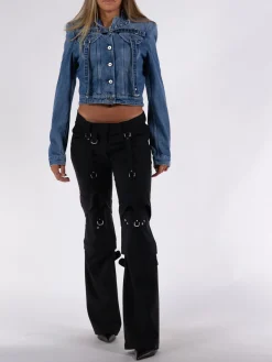 OFF-WHITE Pantaloni<PANTALONE WO BLEND CARGO Nero