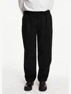 POP TRADING COMPANY Pantaloni<PANTALONE WOOL SUITE Nero