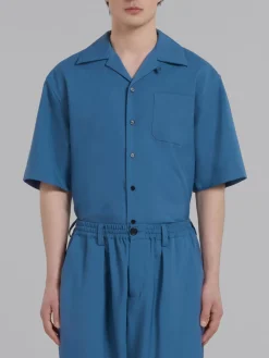 MARNI Pantaloni<PANTALONI CON COULISSE IN FRESCO DI LANA Blu