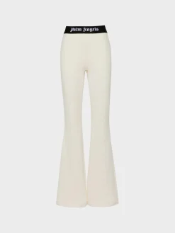 PALM ANGELS Pantaloni<PANTALONI SPORTIVI SVASATI Bianco