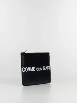COMME DES GARCONS WALLET Pochette<POCHETTE HUGE LOGO UNISEX Nero