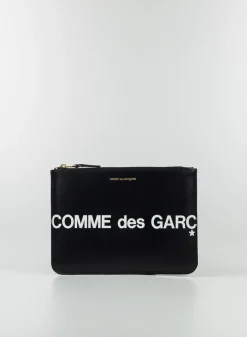 COMME DES GARCONS WALLET Pochette<POCHETTE HUGE LOGO UNISEX Nero