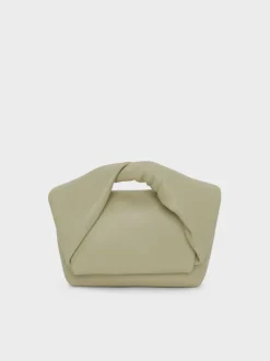 JW ANDERSON Borse A Mano<POCHETTE NANO TWISTER Verde