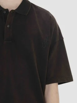 JW ANDERSON Polo<POLO ANCHOR SHORT SLEEVE Marrone