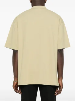MAISON KITSUNE Polo<POLO BOLD FOX HEAD PATCH OVERSIZE Beige