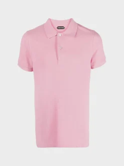 TOM FORD Polo<POLO TENNIS PIQUET Rosa