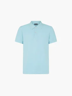 TOM FORD Polo<POLO TENNIS PIQUET Azzurro