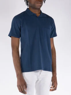 UNIVERSAL WORKS Polo<POLO VACATION Blu