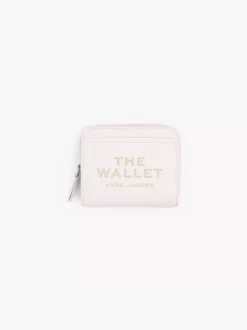 MARC JACOBS. Portafogli<PORTAFOGLIO THE LEATHER MINI COMPACT Bianco