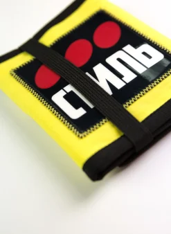 Portafogli<PORTAFOGLIO WALLET DOTS CTNM Giallo, Nero, Fluo