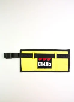 Portafogli<PORTAFOGLIO WALLET DOTS CTNM Giallo, Nero, Fluo