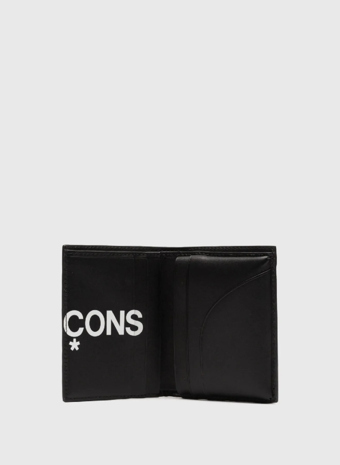 Portafogli<PORTAFOGLIO WALLET HUGE LOGO Nero