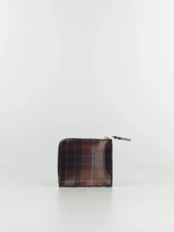 COMME DES GARCONS WALLET Portafogli|Portafogli<PORTAFOGLIO WALLET LENTICULAR TARTAN Rosso, Verde