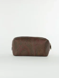 ETRO Borse|Pochette<POUCH M ARNICA Marrone, Rosso, Verde