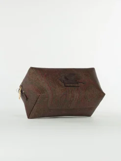 ETRO Borse|Pochette<POUCH M ARNICA Marrone, Rosso, Verde