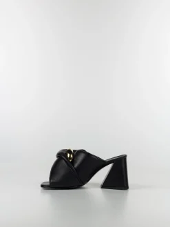 JW ANDERSON Sandali<SANDALI TWISTED HEEL CHAIN Nero