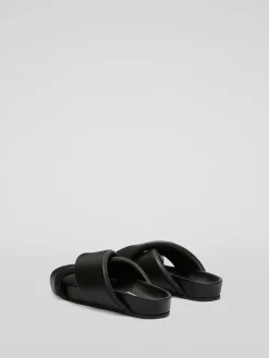 JIL SANDER Sandali<SANDALO Nero