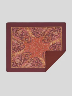 ETRO HOME ACCESSORY Accessori Decorativi<SET 2 TOVAGLIETTE AMERICANE TOVAGLIOLI Arancione
