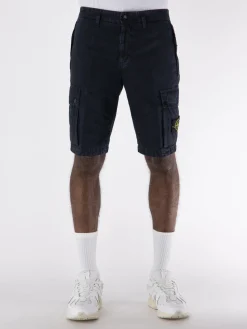 STONE ISLAND Shorts<SHORT CARGO GARMENT Blu