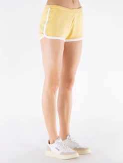 COURREGES Shorts<SHORT CONTRAST Bianco, Giallo
