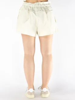 MONCLER Shorts<SHORT IN TWILL TECNICO Bianco