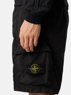 STONE ISLAND Shorts<SHORT NYLON METAL IN ECONYL Giallo, Nero