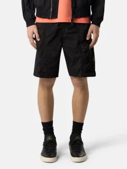 STONE ISLAND Shorts<SHORT NYLON METAL IN ECONYL Giallo, Nero