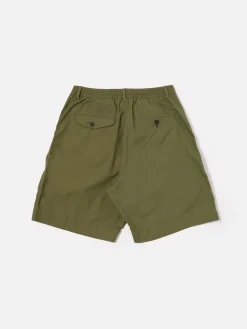 UNIVERSAL WORKS Shorts<SHORT SPORTIVO PLISSETTATO Verde