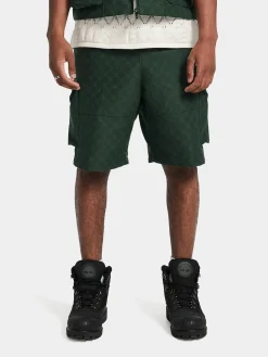 DAILY PAPER Shorts<SHORTS BENJI MONOGRAM Verde