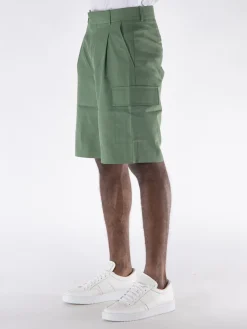 DROLE DE MONSIEUR Shorts<SHORTS CARGO LAINE Verde
