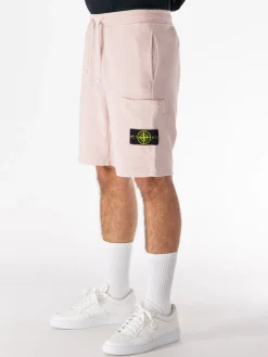 STONE ISLAND Shorts<SHORTS CARGO ORGANIC COTTON FLEECE Rosa