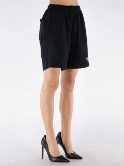 SPORTY&RICH Shorts<SHORTS SCRIPT LOGO GYM Nero