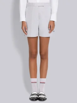 THOM BROWNE Shorts<SHORTS THIGH LENGTH CLASSIC BACK STRAP Grigio