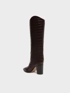 SCHUTZ Stivali<STIVALE CON TACCO Marrone