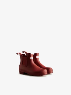 HUNTER Stivali<STIVALE ORIGINAL CHEALSEA Rosso