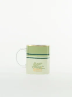 ETRO HOME ACCESSORY Tempo Libero|Borracce<TAZZA IN PORCELLANA Verde