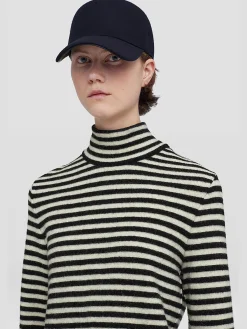 JIL SANDER T-Shirt<T-SHIRT A RIGHE Bianco, Nero